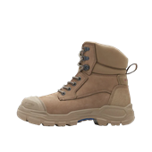 Blundstone Unisex Rotoflex Safety Boots  Stone Nubuck