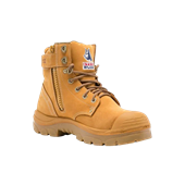 Steel Blue Argyle Zip TPU  Bump Cap Safety Boot