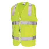 DayNight Side Panel Safety Vest with Generic RTape