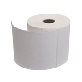 102MM X 150MM  WHITE THERMAL TRANSFER PERFORATED LABELS PERMANENT ADHESIVE 76MM CORE 1000ROLL  5 rolls in ctn