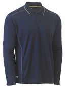 COOL MESH POLO WITH REFLECTIVE PIPING