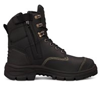 150MM BLACK ZIP SIDED BOOT