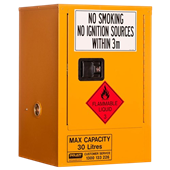 Flammable Storage Cabinet 30L 1 Door 1 Shelf