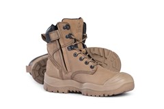 Mongrel HIGH LEG ZIPSIDER BOOT W SCUFF CAP