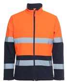 HI VIS DN THREE LAYER SOFTSHELL JACKET