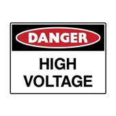 Danger Sign  High Voltage Metal H450mm x W600mm