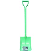 Green 1200mm Square Mouth Metal D Handle Shovel
