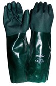 SafeRite Green PVC Glove 45cm SRLG18DD