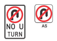 450x750 No U Turn NSW SPEC