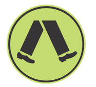 600xDIA Pedestrian Crossing symbolic NSW SPEC