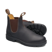 Blundstone Unisex Work Series Elastic Sided  Slip On Work Boots  Brown