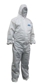 Maxisafe White Laminated Coverall
