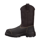 240MM BROWN PULLON RIGGERS BOOT  CAUSTIC  100 WATERPROOF