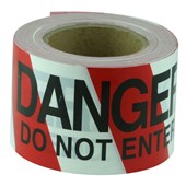 DANGER DO NOT ENTER  BlackRedWhite tape