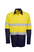 Hi Vis 155 GSM Cotton Twill Shirt  LS