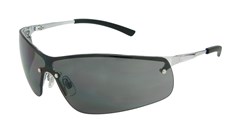BOSTON Metal Frame Safety Glasses  Smoke Lens