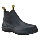 Oliver Black Kip Elastic Sided Safety Boot