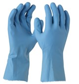 Maxisafe Blue Latex Silverlined Glove