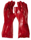 Maxisafe Red PVC Gauntlet  35cm
