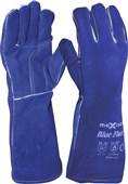 Blue Flame Welders Gauntlet  Kevlar Stitched