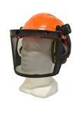 Maxisafe Forestry Kit  Orange Helmet with Mesh Visor  Muff