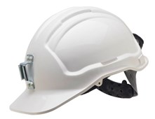 Maxisafe Vented Hard Hat with Sliplock Harness and metal lamp bracket