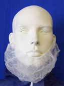 Mediflex Disposable Beard Cover White