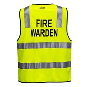 Fire Warden Zip Vest DN