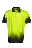 Triangular Design Hi Vis Polo