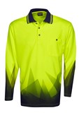 Triangular Design Hi Vis Polo LS