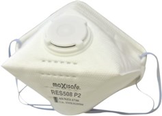 P2 Horizontal Flat Fold Respirator with Valve box of 20
