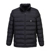 PORTWEST Ultrasonic Heated Tunnel Jacket Black