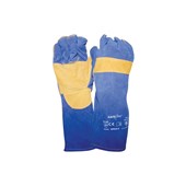 SafeRite Blue And Gold Welding Gauntlet SRSW6