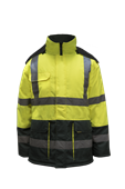 TWO TONE FREEZER JACKET WITH REFLECTIVE TAPE
