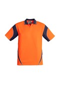 Mens Aztec Polo Short Sleeve