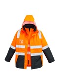 SYZMIK MENS HI VIS 4 IN 1 WATERPROOF JACKET