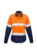 WOMENS RUGGED COOLING TAPED HI VIS SPLICED SHIRT