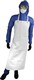 White PVC Reuseable Apron