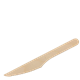 Cutlery Knife Wooden Kraft 165mm