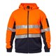 WT8011 PEAK HI VIS TWO TONE HOODIE WITH TAPE