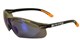 KANSAS Safety Glasses with AntiFog  Blue Mirror Lens