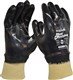 Blue Knight Nitrile Fully Dipped Gloves with Knit Wrist